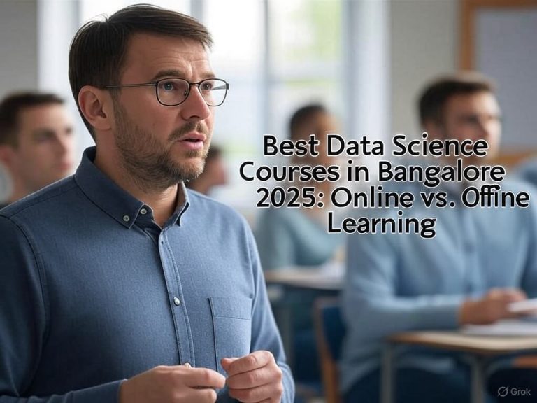 Best Data Science Courses in Bangalore 2025: Online vs. Offline Learning